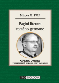 coperta carte pagini literare romano-germane de mircea m. pop